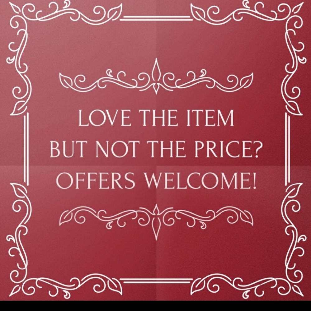 All reasonable offers welcome
